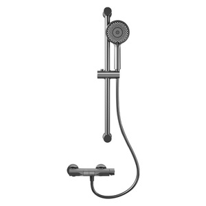 <b>Shower</b> Head Set Aluminum Alloy C66901 Round Tube Anodizing Corrosion Prevention <b>Portable</b> Bathroom <b>Shower</b> Head Complete Set - Product Image 1