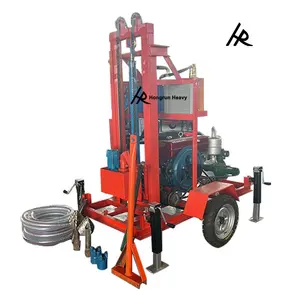 22HP 150m Small Portable Water Well Borehole Drilling Rig Cheap Borehole Drill Rig Machine For Sale