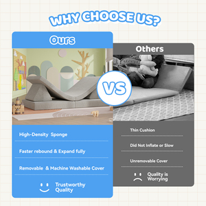 Canapé modulaire carré pour enfants, canapé de jeu pour enfants, housse amovible, coussin de sol en mousse convertible pour appartement, utilisation scolaire - Product Image 3