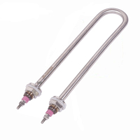 Chauffe-eau immergé en forme de U 2KW 3KW 4KW en acier inoxydable pour réservoir d'eau et cuve de fermentation