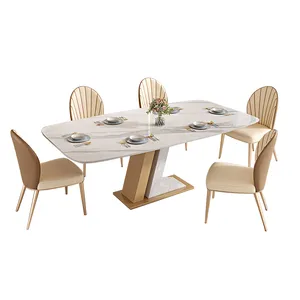 2022 New Design Italian Minimalist style Dining Table in Dining Room Furniture