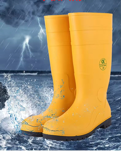 <strong>Wellington</strong> <strong>Boots</strong> With Safety Steel Toe Rain <strong>Boots</strong> Industrial Mining Farming Use Labor Protection Water Shoes - Product Image 5