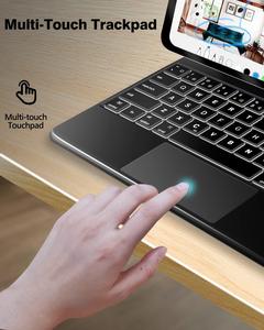 Clavier Smart Trackpad sans fil Clavier magique magnétique pour <span class=keywords><strong>iPad</strong></span> 10e génération Pro 11 12.9 2022 2023 Air 4 <span class=keywords><strong>5</strong></span> Magic Keyboard - Product Image 4