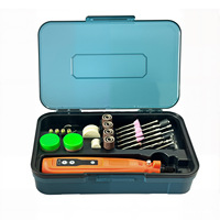 Mini kit d'outils rotatifs sans fil DIY, 8 vitesses, batterie 2.0AH, ensemble de 72 pièces pour le polissage de modèles d'imprimantes 3D