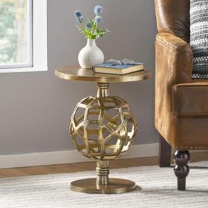 Nuevos muebles modernos ecológicos para sala de estar, Base de recorte de fútbol Industrial única, extremo lateral de café antiguo de hierro fundido crudo - Product Image 5