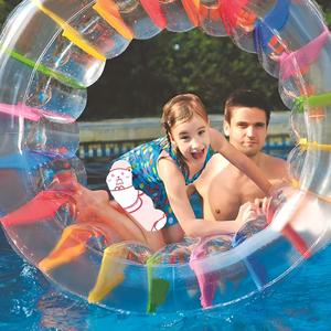 Flotador Inflable de PVC de 40 Pulgadas, Rueda de Agua Colorida, Juguete para Piscina para Niños y Adultos, Diversión al Aire Libre - Product Image 5
