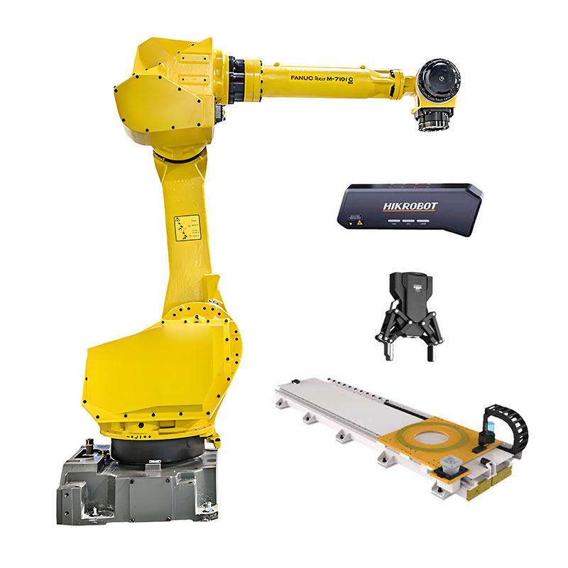 FANUC Robot Arm M-710iC/50 Intelligent COGNEX 3D Vision Customized Robot Gripper Robot Track Industr