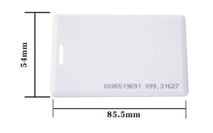 Chất lượng cao 125Khz tk4100 có thể ghi gần 1.8 mét độ Dày Trắng nhựa PVC RFID thẻ chip - Product Image 4