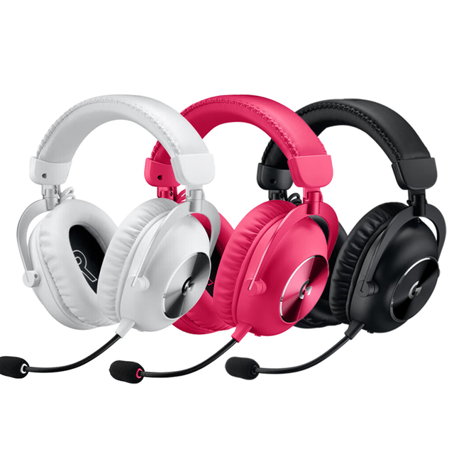 Logitech G PRO X 2 Wireless Bluetooth Tri-mode Gaming Headset Microphone GPX II 7.1 Surround Sound Computer Headphones Office