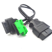 Cable de Conversión OBD2 a OBD para PSA, GM, Benz y Ford, Lector de Códigos Profesional de Alta Calidad con Aislamiento de PVC