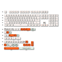 Keyboard mekanik custom Royal Kludge botanical nordic dsa dengan keycaps cherry thermal sublimation untuk gaming