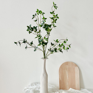 Hojas de Banyan de Tallo Largo y Hojas de <span class=keywords><strong>Aglaia</strong></span>, Vegetación Artificial para Decoración del Hogar, Sala de Estar, Plantas Artificiales, Accesorios de Fotografía - Product Image 2