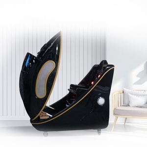 Capsule de sauna à l'ozone en acrylique rouge, 4 pièces, vente chaude d'usine, pour un métabolisme amélioré - Product Image 1