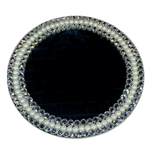 Assiettes de présentation en verre miroir or et argent pour mariage – Nouveauté du fabricant - Product Image 2