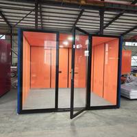 Cabine de réunion insonorisée en aluminium, mobile et acoustique, pour bureau, hôtel, école, utilisation en conférence