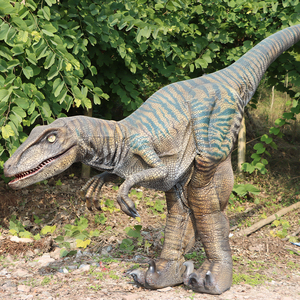 Disfraz de Dinosaurio Velociraptor Realista de Tamaño Natural Personalizado para Adultos, para Uso en Interiores y Exteriores, Parque Temático de Aventuras, Jurassic <span class=keywords><strong>World</strong></span> - Product Image 4