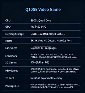 Nueva Consola <span class=keywords><strong>de</strong></span> Juegos Portátil RS5, Juegos 3D, 5G <span class=keywords><strong>Android</strong></span> 4K, Multi-red, Doble Propósito, Alta Definición <span class=keywords><strong>para</strong></span> Jugadores, 64GB <span class=keywords><strong>de</strong></span> Memoria - Product Image 4