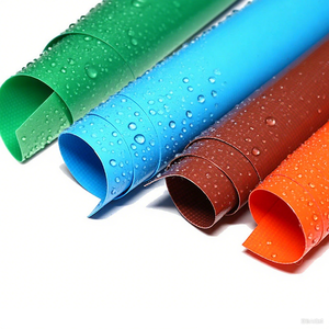 Bâche Enduite PVC Marque Leader Chine Tissu Imperméable Double Face Camion <span class=keywords><strong>Remorque</strong></span> Couvre Ombrage Tente 6-10 Ans Service Trame - Product Image 4