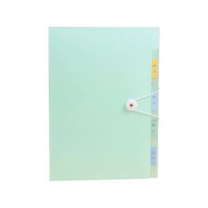 A4 Folder Wholesale Thickened Transparent Inner Pages Student Test Paper <b>Storage</b> Multi-Layer Accordion <b>File</b> Zipper Can Print - Product Image 1