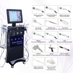 2026 New Arrival Hydro <b>Microdermabrasion</b> <b>Machine</b> High Frequency Oxygan 14 Handles Stainless Steel Pore Reduction - Product Image 5