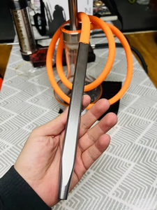 Chichas <span class=keywords><strong>Électroniques</strong></span> Traditionnelles Portables en Gros Bol en Céramique Pinces Double Tuyaux pour Fumer du Tabac en Métal Prix Moins Cher - Product Image 3