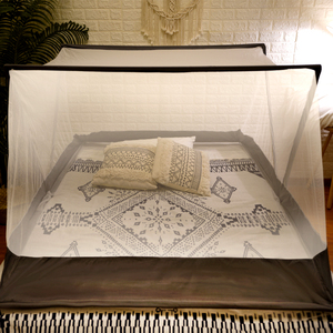 เต็นท์มุ้งกันยุงพับได้แบบพกพาขนาดคิงไซส์สำหรับผู้ใหญ่วัสดุตาข่ายทำจากโพลีเอสเตอร์ใช้ในบ้านตั้งแคมป์ใช้ในห้องนอนกลางแจ้ง - Product Image 2