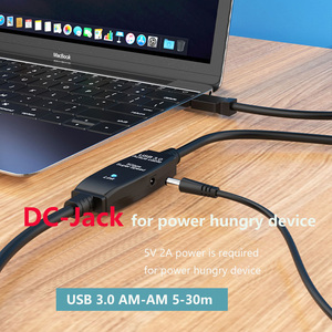 高速USB 3.0男性から女性への延長ケーブルアクティブUSB3.0リピーター5M 10M 15M 20M 25M 30Mカメラ用ロングUSBコード - Product Image 3