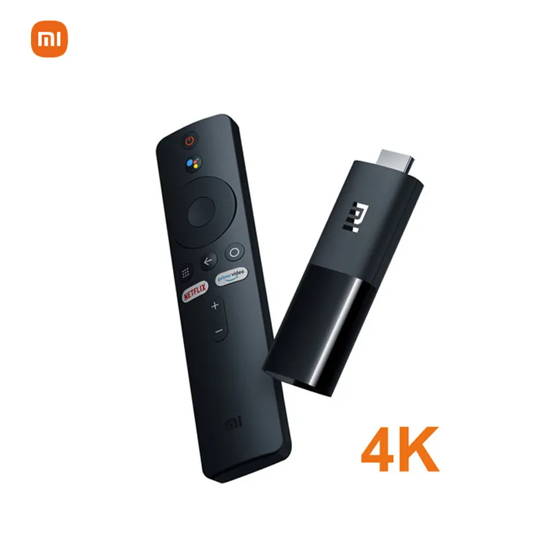 영국 사양 샤오미 미 TV 스틱 4K 안드로이드 11 휴대용 스트리밍 미디어 2GB 8GB 다국어 BT5.0 화재 TV 스틱