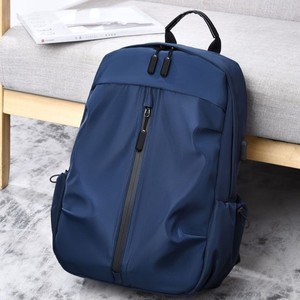 Laptop <b>Backpack</b> <b>Black</b> <b>Waterproof</b> Unisex Solid Color Interior Compartment Leisure Travel Spring 2024 - Product Image 2