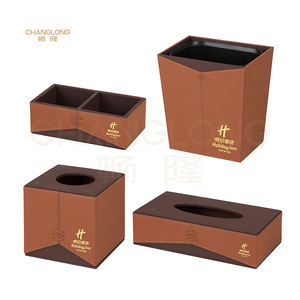 Juego de Accesorios de Almacenamiento de Cuero para Habitación de Hotel, Artículos de Lujo y Conveniencia, Suministros Personalizados para Hoteles - Product Image 2