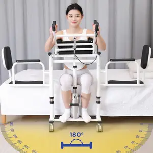 수동 이동 의자 발 페달 리프트 유압 환자 리프트 의자 이동 환자 리프트 및 이송 의자
