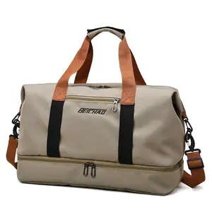 Seyahat bagaj spor çantası su geçirmez spor çantaları spor moda çanta omuz haftasonu çanta için özel