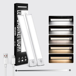 Lampe de nuit super lumineuse 3W 4W, lampe de cuisine domestique sans fil, télécommande, variateur d'intensité, montage mural, éclairage électronique pour armoire - Product Image 2