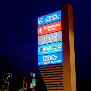 Açık benzin reklam kılavuzu Plaza Plaza işareti benzin istasyonu büyük Led bina dükkanı dijital pilon işareti - Product Image 5