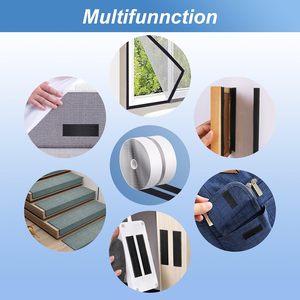 Cinta de Sujeción Autoadhesiva 100% Nailon, Ecológica, con Cierre de Gancho y Bucle, Tira Adhesiva Fuerte para Tela, Velcro Eficiente - Product Image 4