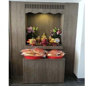 Mueble de Madera Personalizado para el Hogar, Mueble de Salón, Altar de Buda, Mueble de Madera para Santuario - Product Image 3