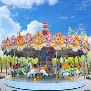 Carrousel polyvalent sur le thème de l'océan Ride All Weather Indoor/Outdoor Équipement d'amusement pour enfants pour les centres commerciaux - Product Image 5