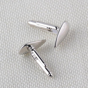 Fabricant Fournisseur Boutons de manchette en alliage personnalisés avec logo vierge pour hommes Métal Forme personnalisée Boutons de manchette - Product Image 4