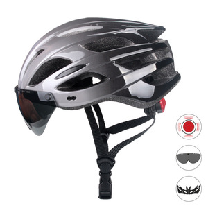 Casco de Ciclismo con Visera Desmontable, 26+ Ventilaciones, Unisex, para Adultos, Equipo de Protección para Bicicleta de Montaña y Carretera - Product Image 1