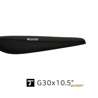 Hélice G30*10.5 en fibre de carbone brillante de qualité supérieure pour drones multirotors de grande taille et drones industriels