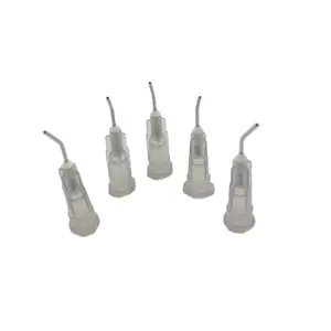 <strong>Disposable</strong> Dental Pre-Bent <strong>Needle</strong> Tips Electric Plastic and Metal Flowable Tips for Irrigation Dental Equipment Accessory - Product Image 1