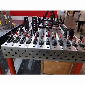 3D-Schweißtisch mit Vorrichtungen, Spannvorrichtungen und Positionierwinkeln für Werkstatt-Punktschweißmaschinen - Product Image 3