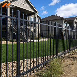 Steel Security Fence Panel Galvanized Anti Climb Design Electrophoretic Coated Fencing for Perimeter Commercial Project - Product Image 1