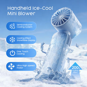 Ventilador de Mano Plegable con 100 Velocidades, 4000mAh Recargable, 5V, Pantalla LED Digital, Portátil, Mini, para Exteriores y Auto - Product Image 6