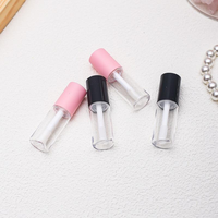 Tubes de gloss à lèvres vides et rechargeables en plastique transparent de 5 ml et 10 ml avec impression personnalisée, contenants d'emballage pour gloss à lèvres et huile à lèvres