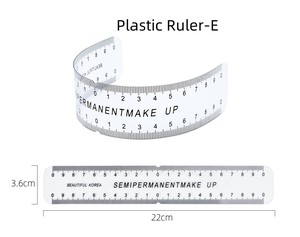 Nudemma — pochoirs à sourcils en plastique, règle pour maquillage Permanent, vente en gros, nouvelle collection - Product Image 4