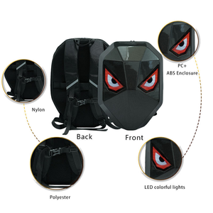 Mochila LED para Motociclistas con Pantalla Programable DIY, Bolsa Impermeable 3D para Casco, Mochila para Portátil, para Viajes en Moto - Product Image 3