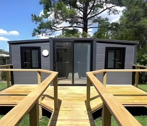 Meilleures ventes : Maison conteneur extensible bi-volets de 20 pieds, durable, pour dortoir de <span class=keywords><strong>chantier</strong></span> - Product Image 1