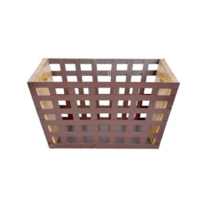 <b>Square</b> Metal Wooden <b>Basket</b> with Felt Material 5mm Dimensional Tolerance for Kitchen Fruits Vegetables <b>Storage</b> <b>Basket</b> - Product Image 2