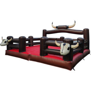 Toro Mecánico para Adultos para Exteriores, Juego Inflable de Rodeo, Colchoneta Inflable para Toro Mecánico - Product Image 1